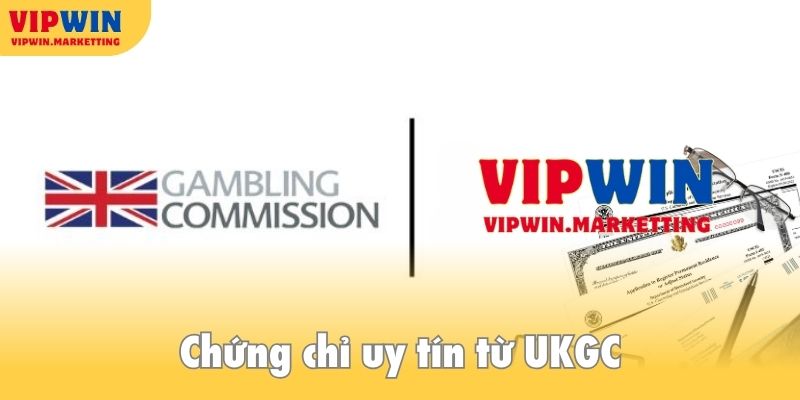Chứng chỉ uy tín từ UKGC